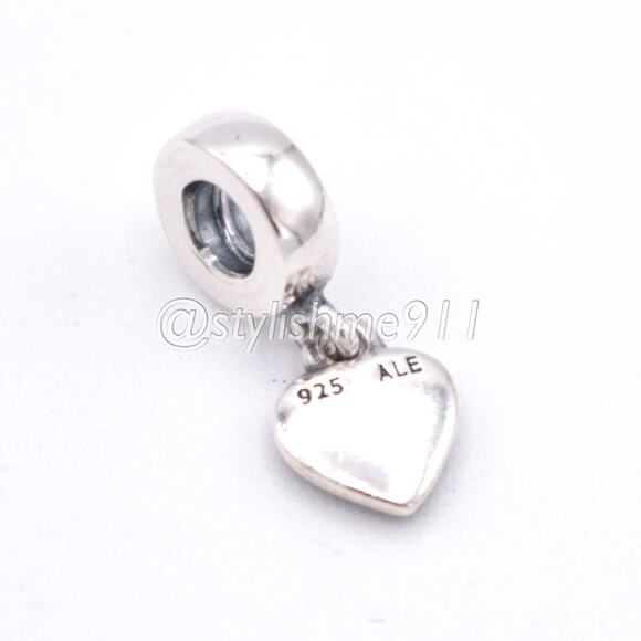 Authentic PANDORA Silver Heart Dangle - 790373 - Picture 7 of 12